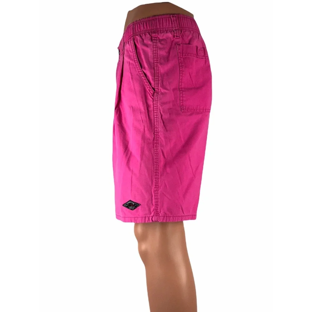Ocean Pacific OP Men's Large Cotton Shorts Long Riders Surfer Pink Vintage Rare